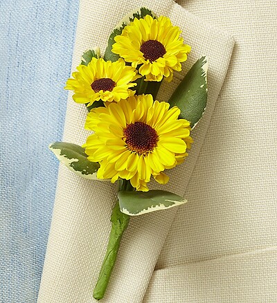 Country Charm Boutonniere